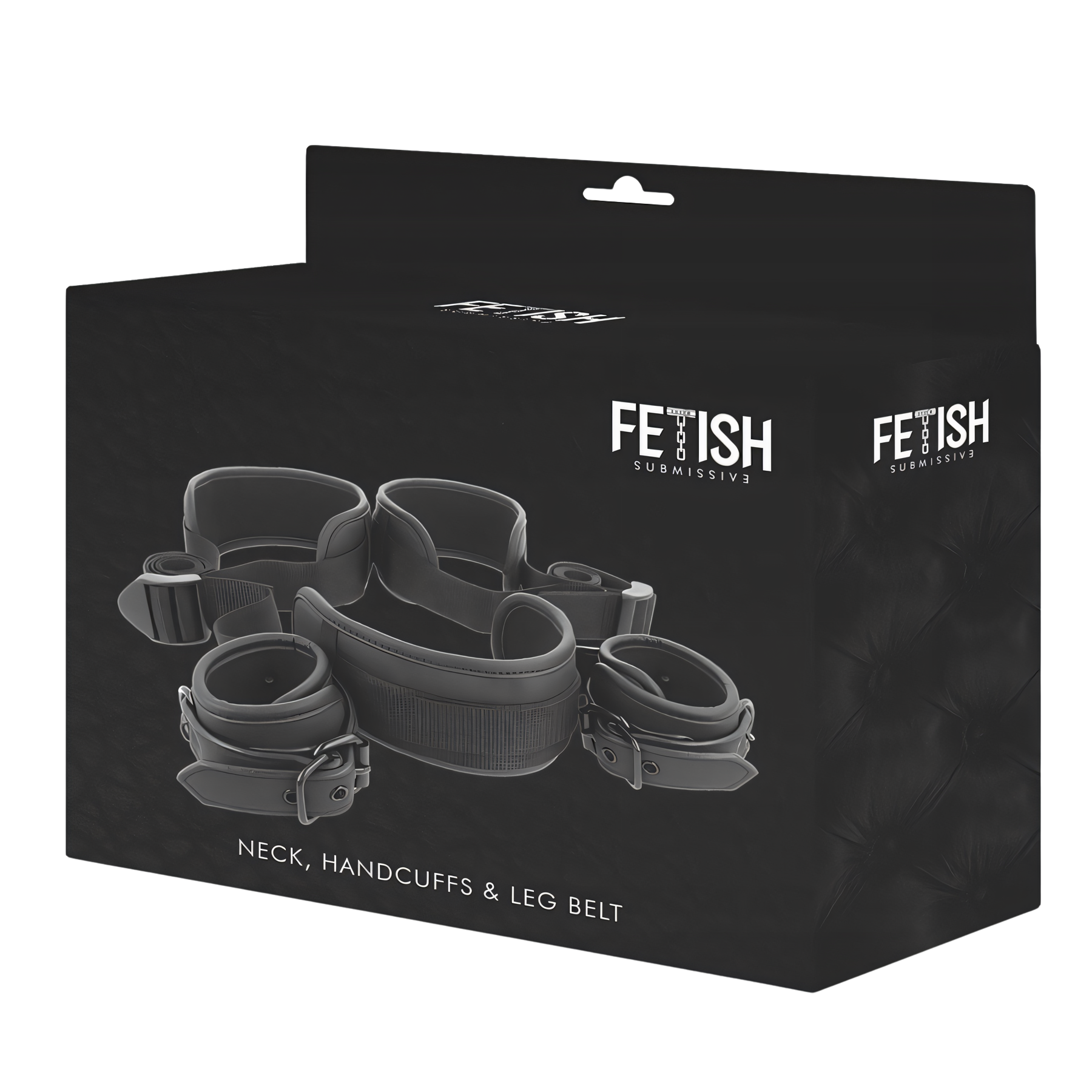 FETISH SUBMISSIVE - POSICIÓN PIERNAS ABIERTAS CON ESPOSAS CON FORRO DE NEOPRENO