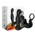 ARMONY - SURROUND VIBRADOR ANAL & ESTIMULADOR TESTÍCULOS & ANILLO CONTROL REMOTO NEGRO