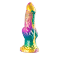 EPIC - IRIS DILDO CON TESTÍCULOS ARCOÍRIS DE PLACER