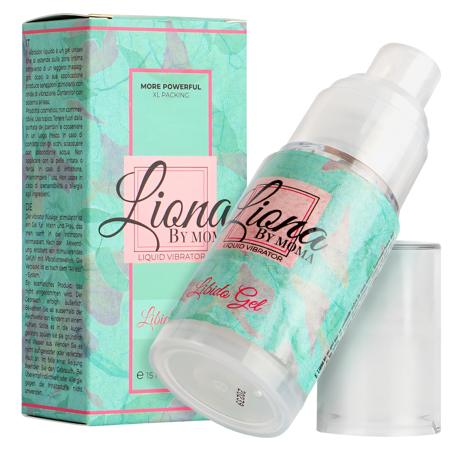 LIONA BY MOMA - VIBRADOR LIQUIDO LIBIDO GEL 15 ML