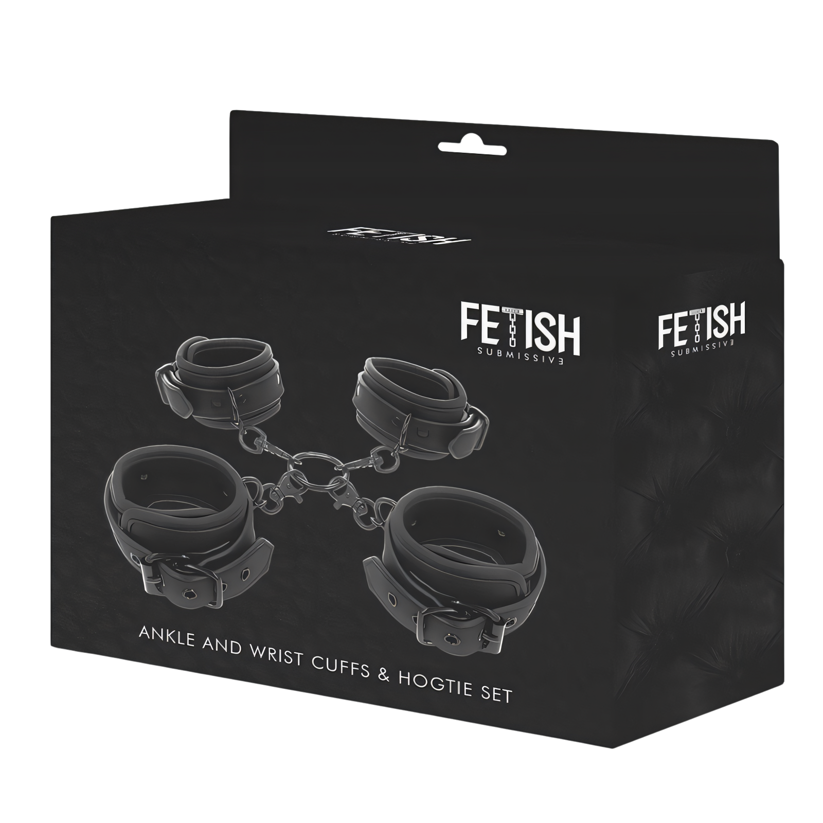 FETISH SUBMISSIVE - SET ESPOSAS MANOS Y TOBILLOS CON FORRO DE NEOPRENO