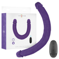INTENSE - GUNTER DILDO DOBLE VIBRADOR 40 CM MORADO CONTROL REMOTO