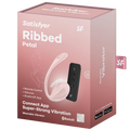 SATISFYER - RIBBED PETAL ESTIMULADOR PUNTO G CONTROL REMOTO ROSA APP GRATUITA
