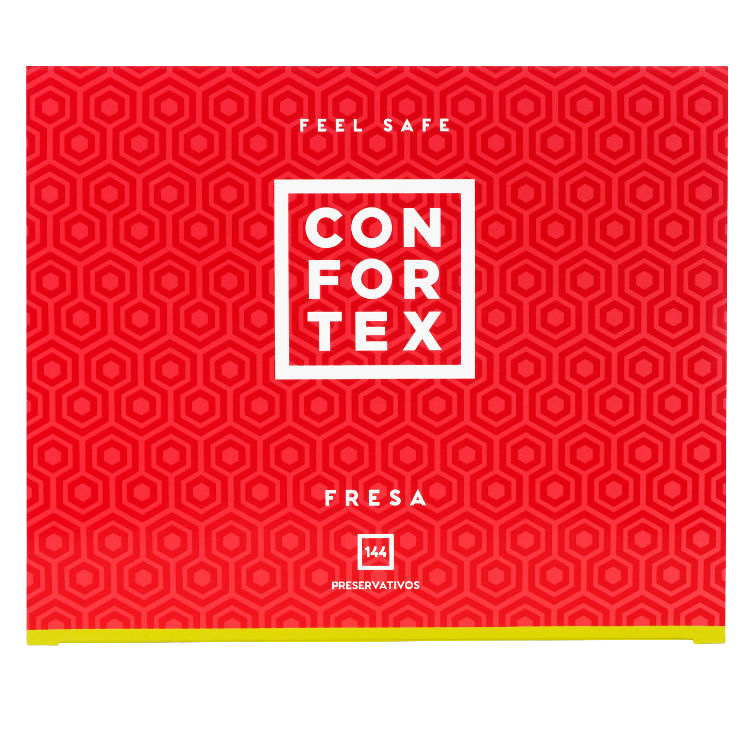 CONFORTEX - PRESERVATIVOS FRESA CAJA 144 UDS
