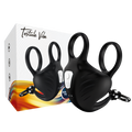 ARMONY - MANTA ANILLO VIBRADOR TESTÍCULOS CONTROL REMOTO NEGRO