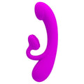 PRETTY LOVE - SINCERE VIBRADOR Y ONDAS ESTIMULADORAS DE CLÍTORIS SILICONA MORADO