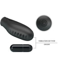 PRETTY LOVE - GILO VIBRADOR DE DEDO SILICONA NEGRO