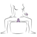 ROCKS- OFF - RUBY GLOW VIBRADOR SIT-ON MORADO