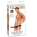 FETISH FANTASY SERIES - ARNÉS HUECO AJUSTABLE CHOCOLATE 22 CM