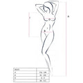 PASSION - WOMAN BS035 BODYSTOCKING BLANCO TALLA ÚNICA