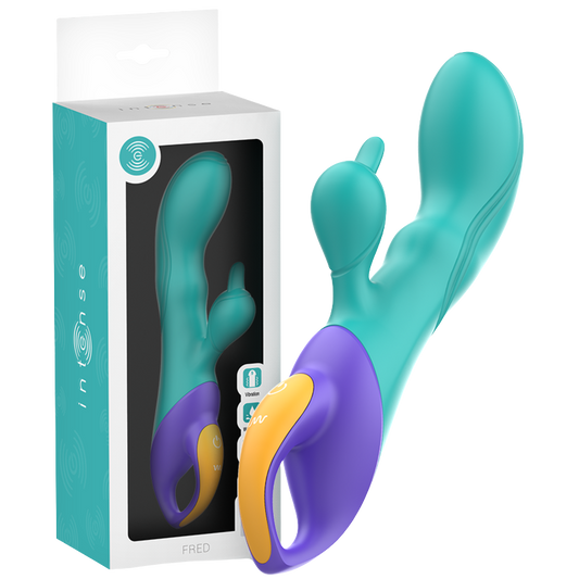 INTENSE - FRED VIBRADOR RECARGABLE RABBIT AZUL