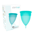 STERCUP - COPA MENSTRUAL FDA SILICONA AQUAMARINA - TALLA L