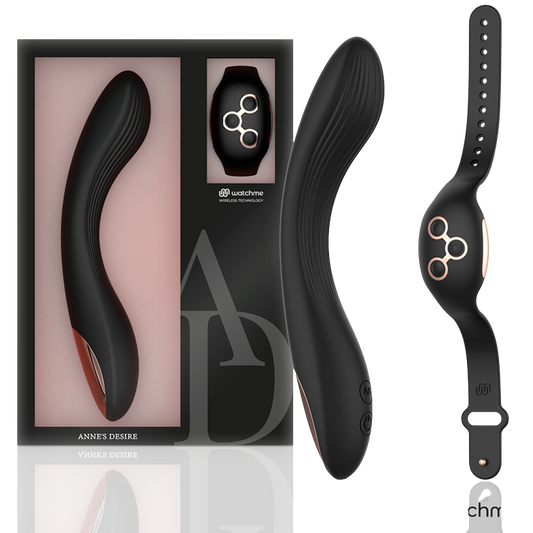 ANNE'S DESIRE - CURVE AFSTANDSBEDIENING WATCHME TECHNOLOGIE ZWART / GOUD
