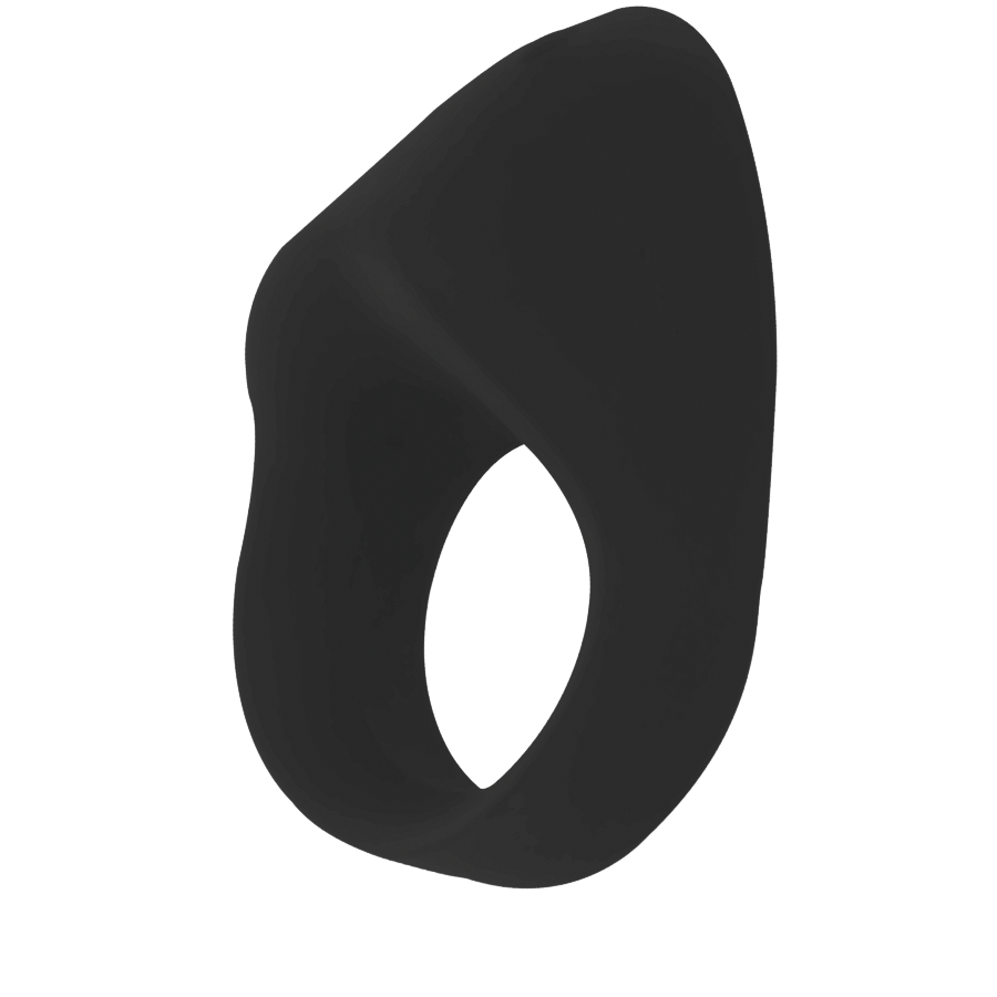 INTENSE - OTO ANILLO VIBRADOR RECARGABLE NEGRO