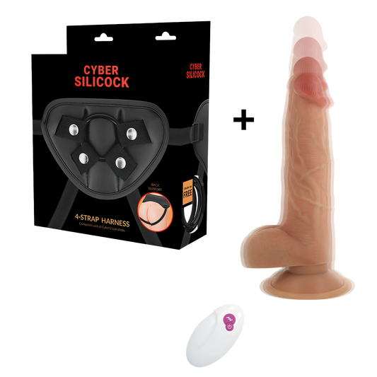 CYBER SILICOCK - VLOEIBARE SILICONEN HARNAS MET AFSTANDSBEDIENING