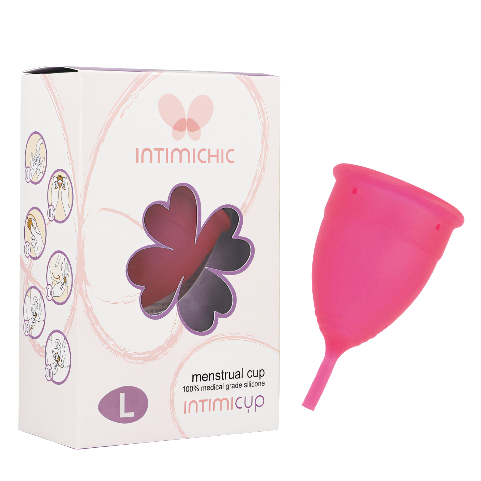 INTIMICHIC - COPA MENSTRUAL SILICONA MEDICA - TALLA L