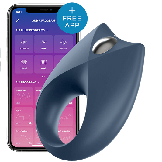 SATISFYER - KRACHTIGE ROYAL ONE VIBRERENDE RING APP