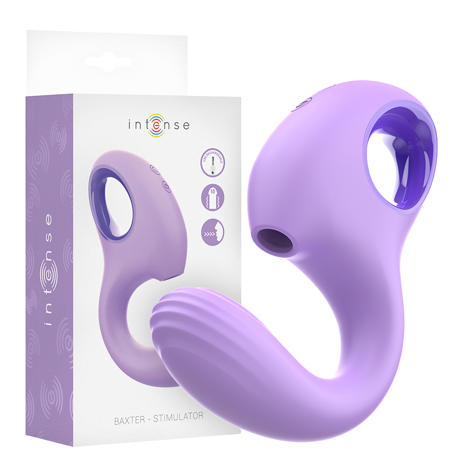 INTENSE - BAXTER VIBRATOR & STIMULATOR VIOLET