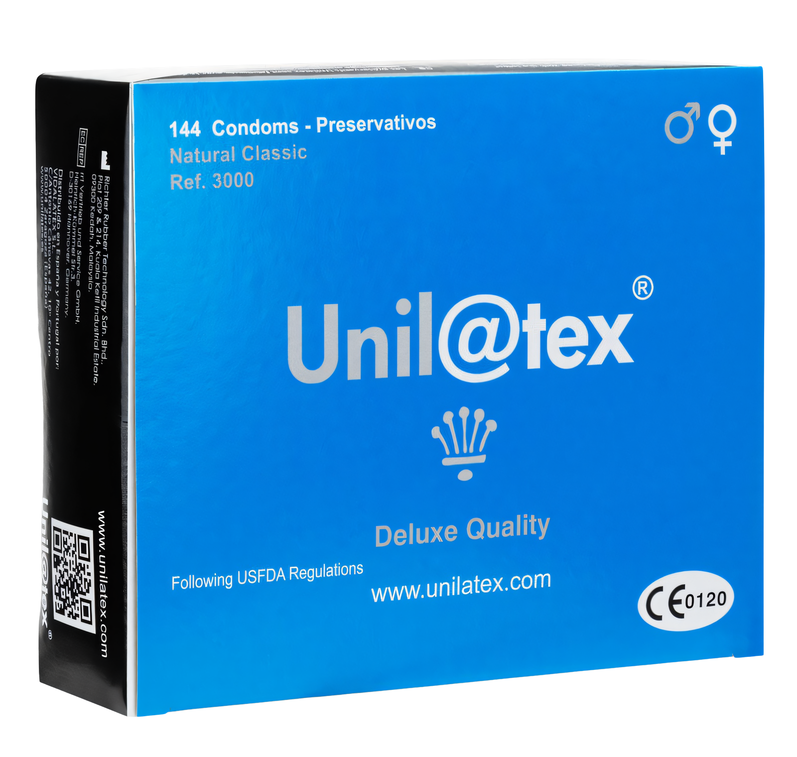 UNILATEX - PRESERVATIVOS  NATURALES 144 UDS