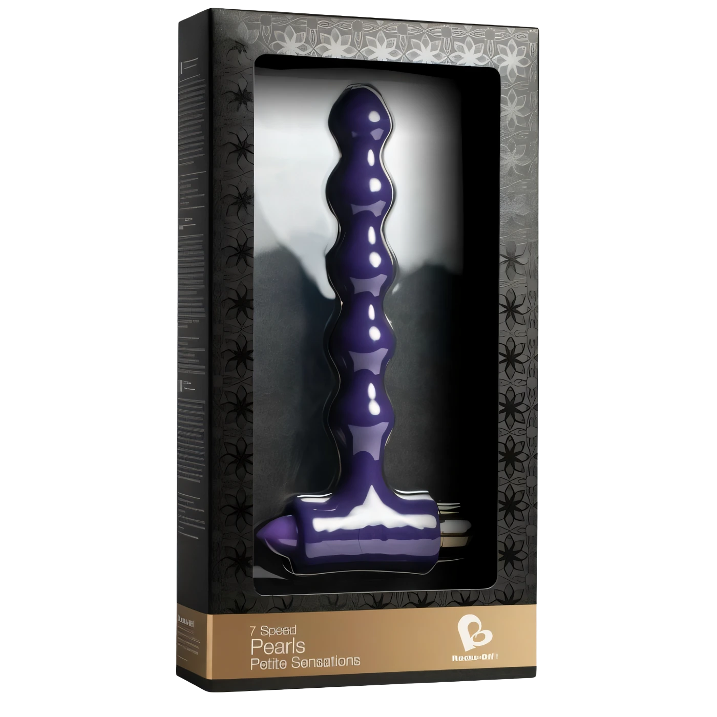 ROCKS-OFF - PLUG ANAL CON VIBRACIÓN Y ONDULACIONES PETITE SENSATIONS PEARLS