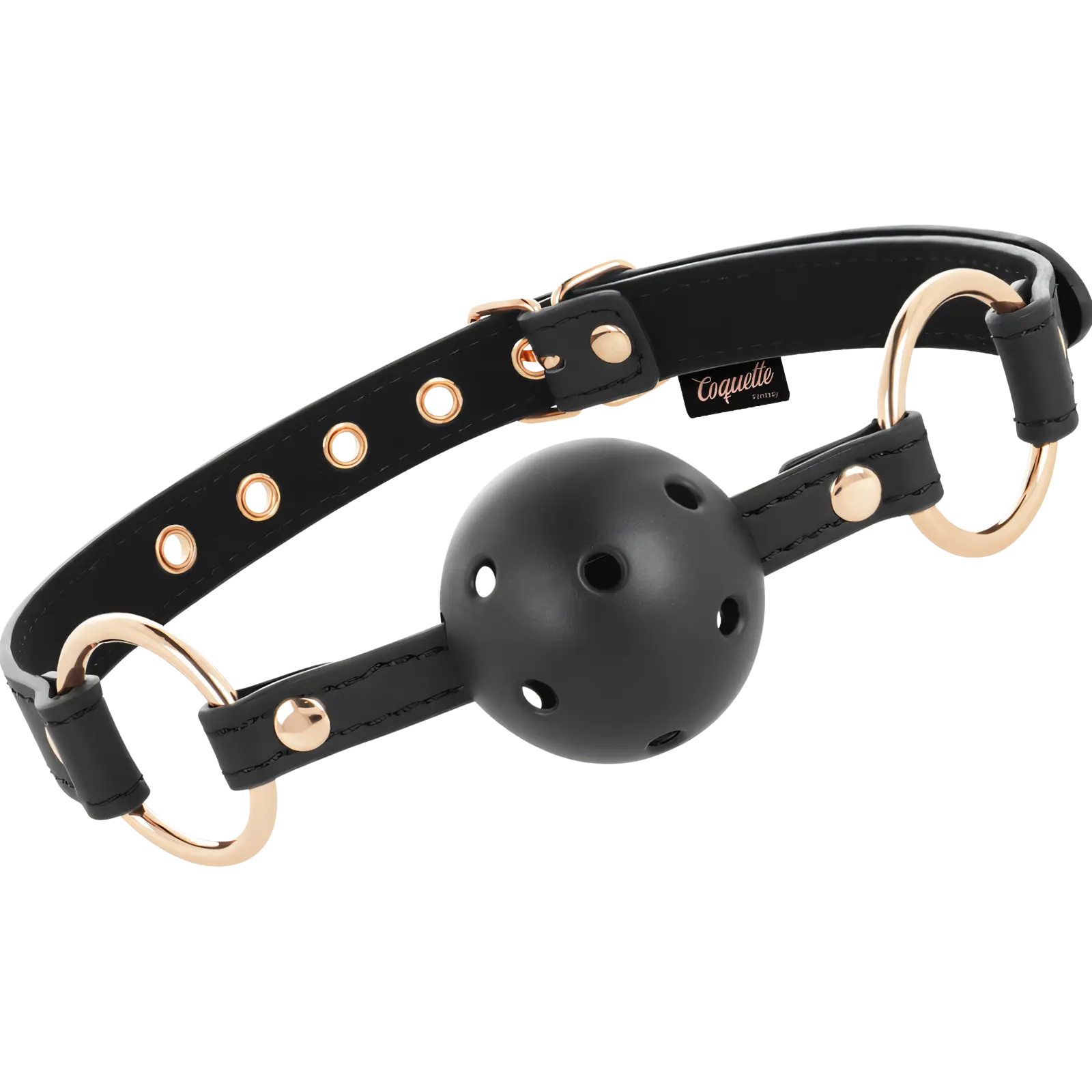 COQUETTE CHIC DESIRE – fantasy ademende ballgag vegan leer