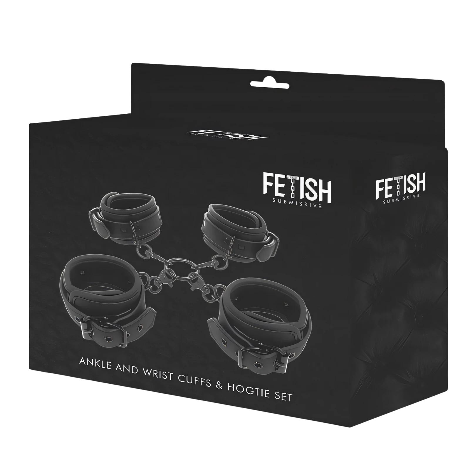 FETISH SUBMISSIVE – set hand- en enkelboeien met neopreen voering