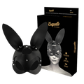 COQUETTE CHIC DESIRE - MASCARA CUERO VEGANO CON OREJAS DE CONEJO