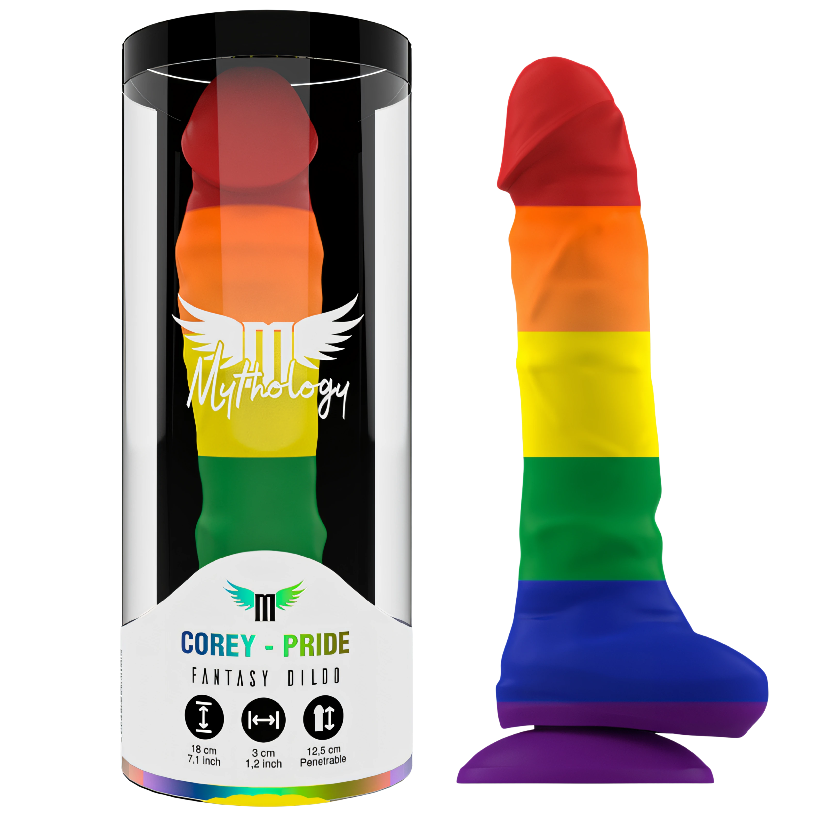 MYTHOLOGY - COREY PRIDE DILDO M
