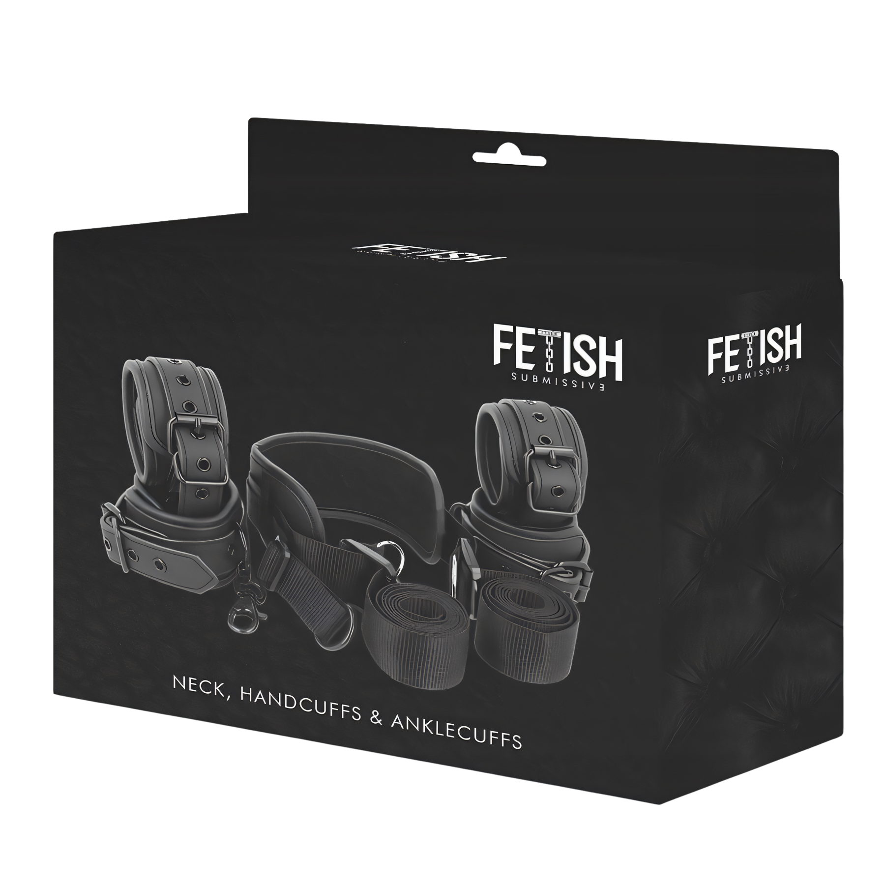 FETISH SUBMISSIVE - POSICIÓN MASTER CON 4 ESPOSAS CON FORRO DE NEOPRENO
