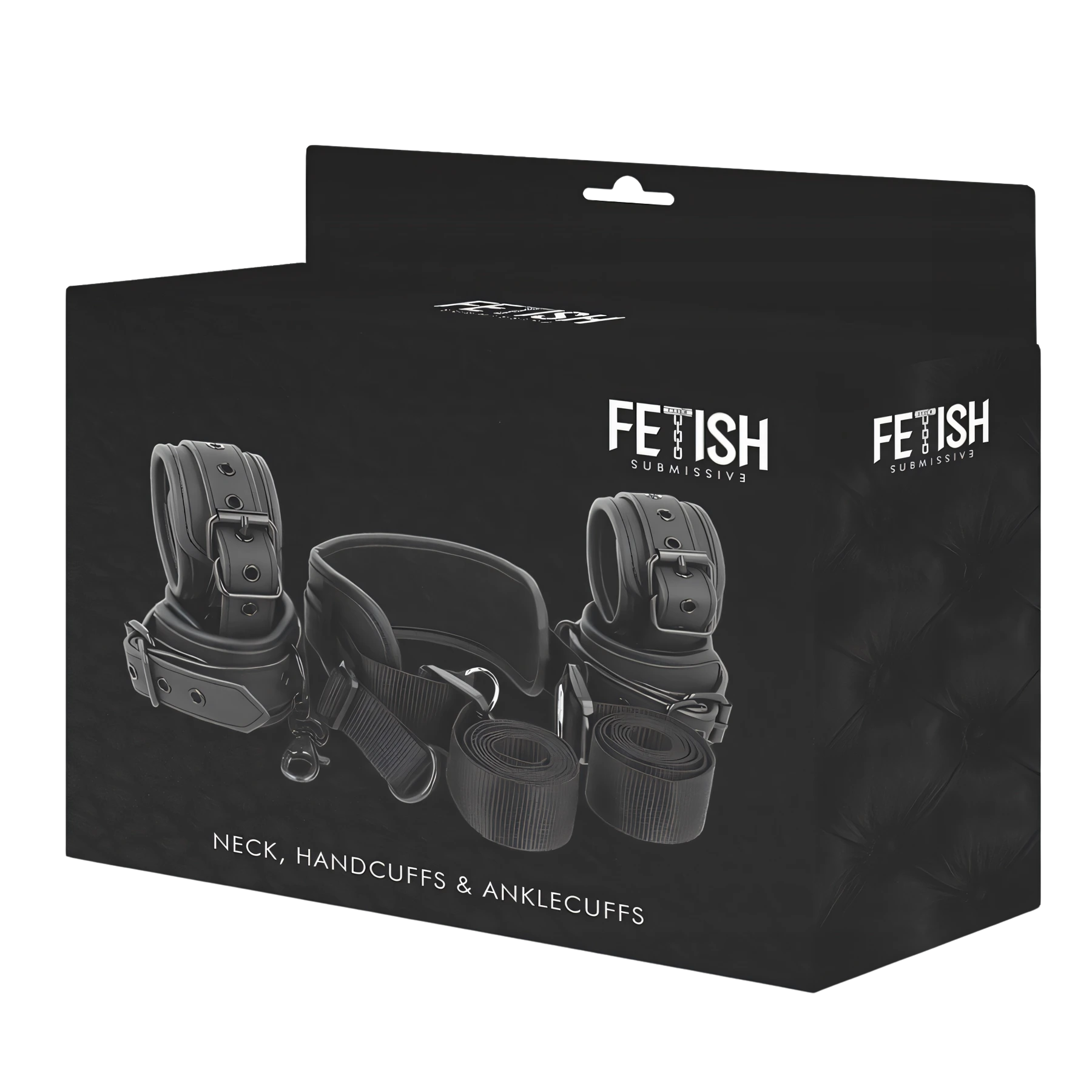 FETISH SUBMISSIVE – masterpositie met 4 boeien en neopreen voering