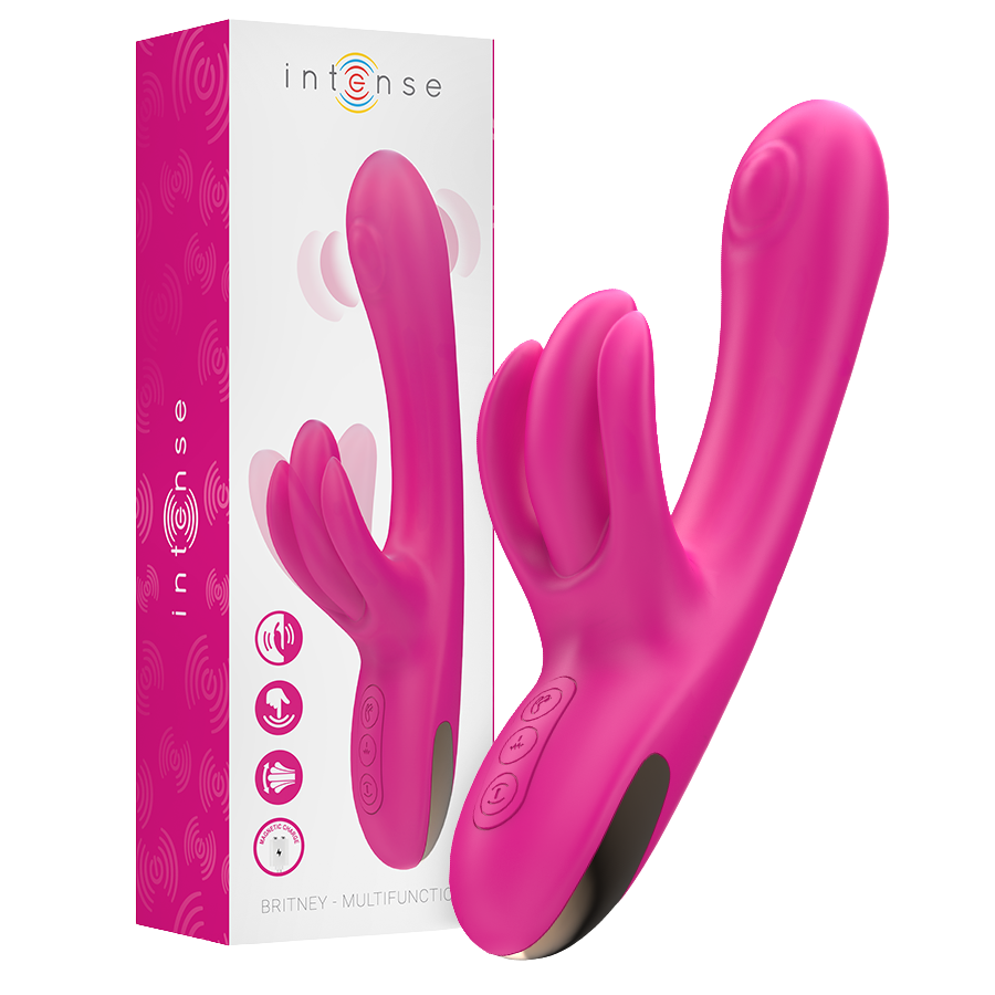 INTENSE - BRITNEY VIBRADOR MULTIFUNCIÓN RABBIT 23 CM ROSA