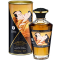SHUNGA - ACEITE MASAJE EFECTO CALOR SABOR CARAMELO 100 ML