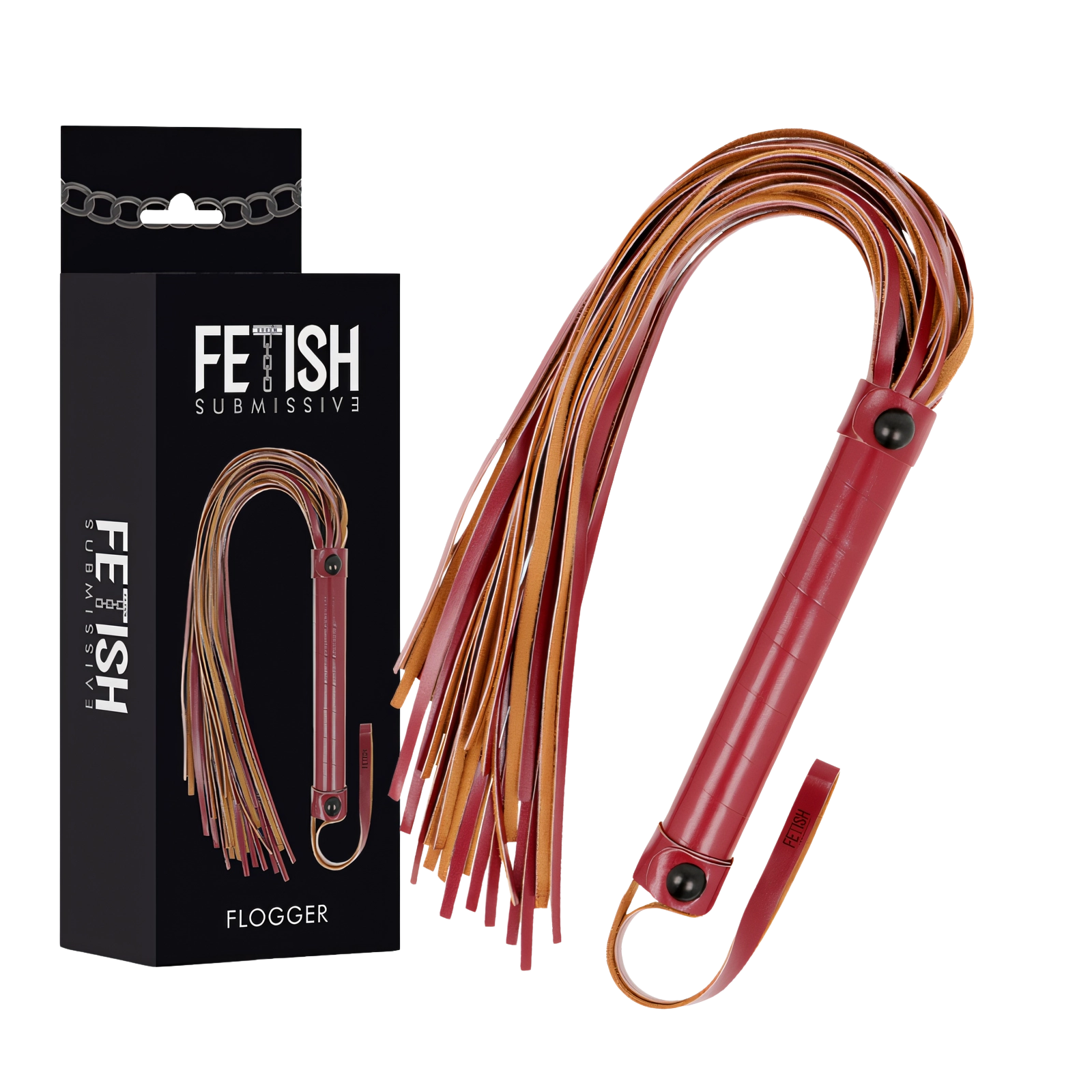 FETISH SUBMISSIVE – vegan leren zweep