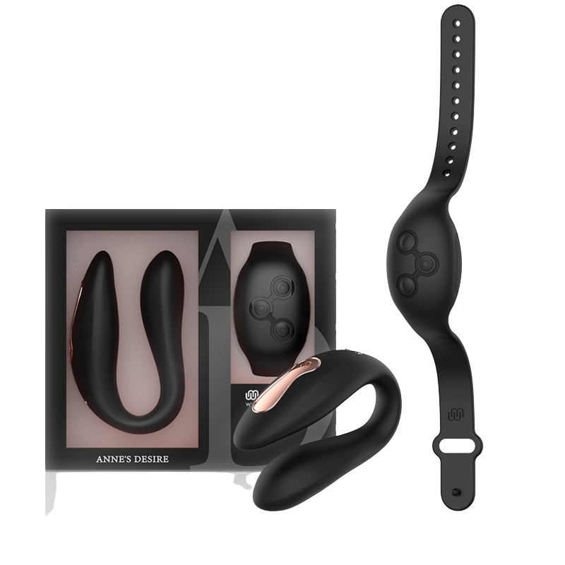 ANNE'S DESIRE - DUAL PLEASURE TECNOLOGÍA WATCHME NEGRO