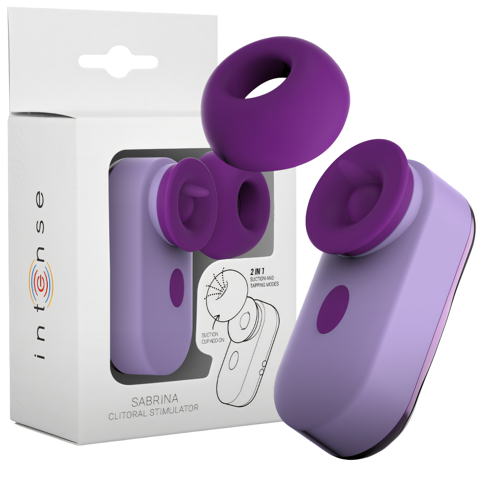 INTENSE - SABRINA TRAVEL SET ESTIMULADOR DE CLÍTORIS VIOLETA