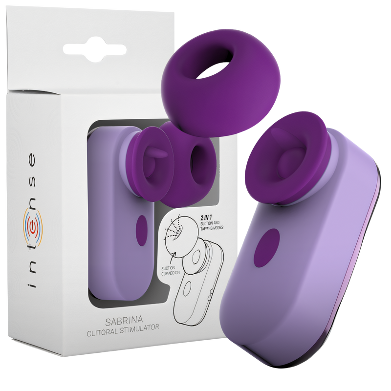 INTENSE - SABRINA TRAVEL SET ESTIMULADOR DE CLÍTORIS VIOLETA