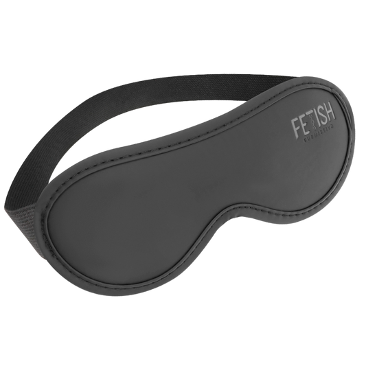 FETISH SUBMISSIVE – vegan leren blinddoek II met neopreen voering