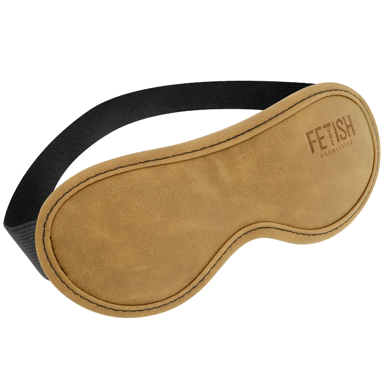 FETISH SUBMISSIVE ORIGEN - ANTIFAZ CUERO VEGANO CON FORRO DE NEOPRENO