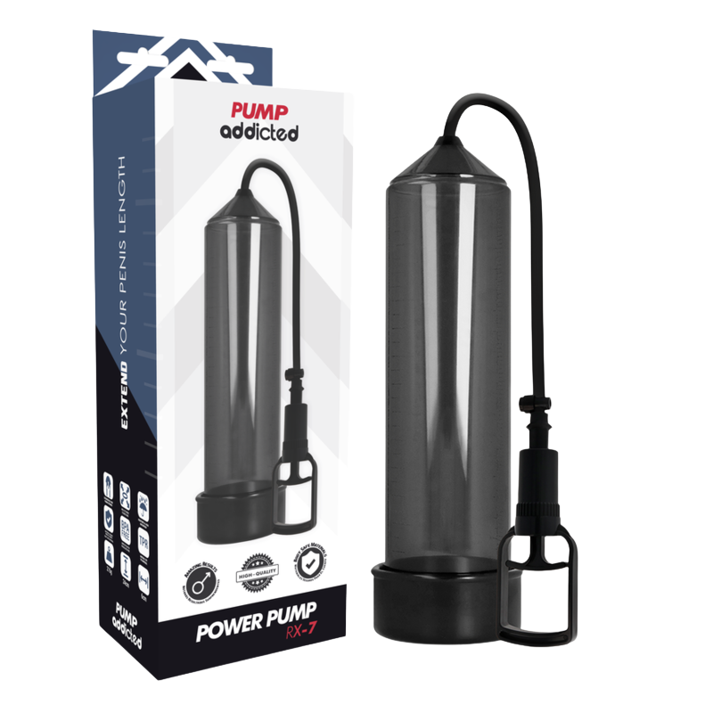 PUMP ADDICTED - BOMBA ERECCIÓN RX7 NEGRO