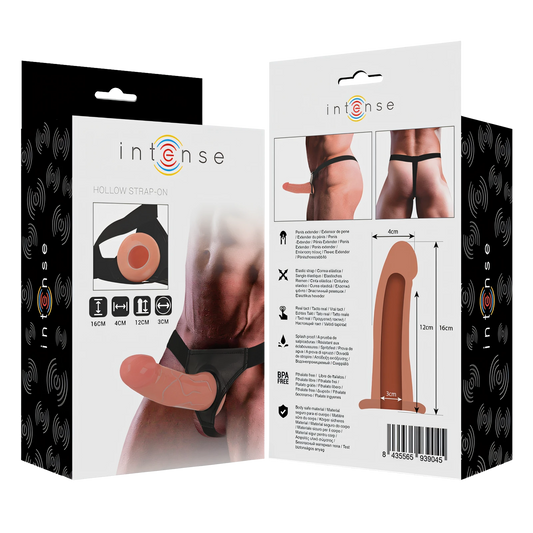 INTENSE - HOLLE HARNAS MET DILDO 16 X 3 CM