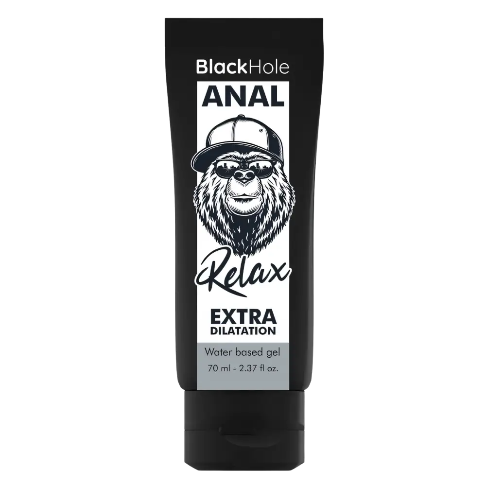 BLACK HOLE - GEL BASE AGUA DILATACIÓN ANAL 70 ML