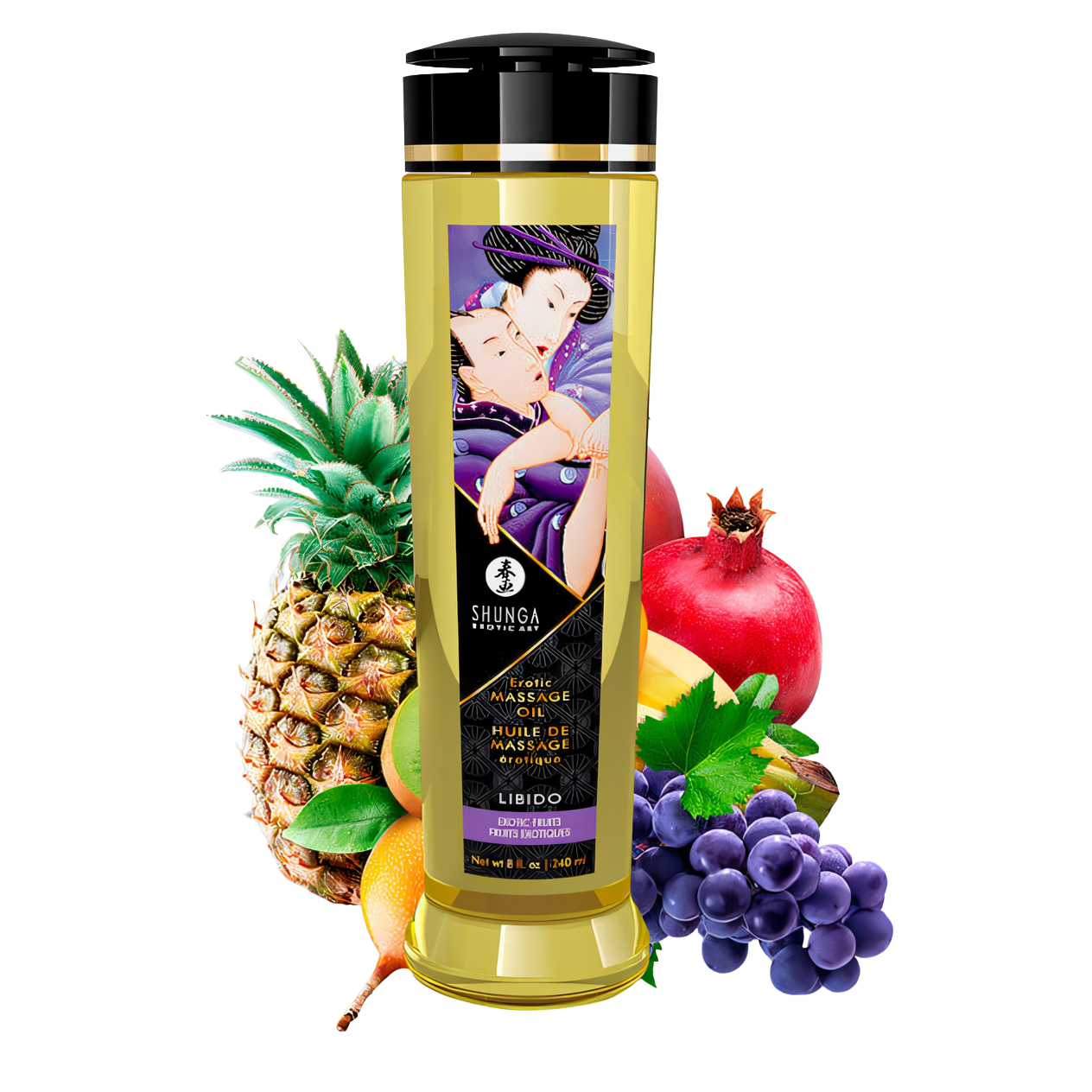 SHUNGA - ACEITE DE MASAJE ERÓTICO LÍBIDO 240 ML