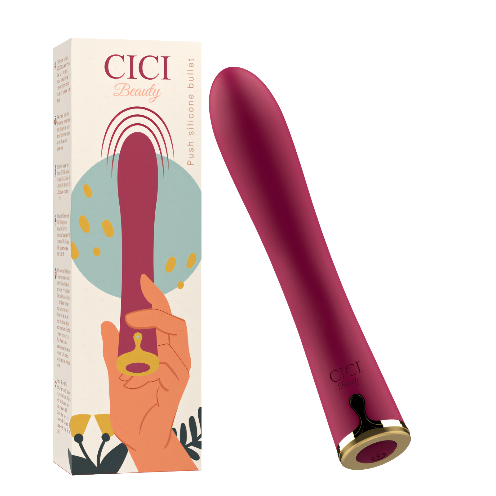 CICI BEAUTY - VIBRADOR PREMIUM SILICONE UP & DOWN