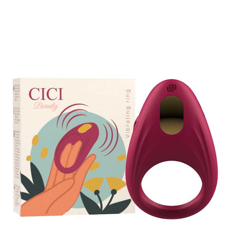 CICI BEAUTY - PREMIUM SILICONEN VIBRERENDE RING