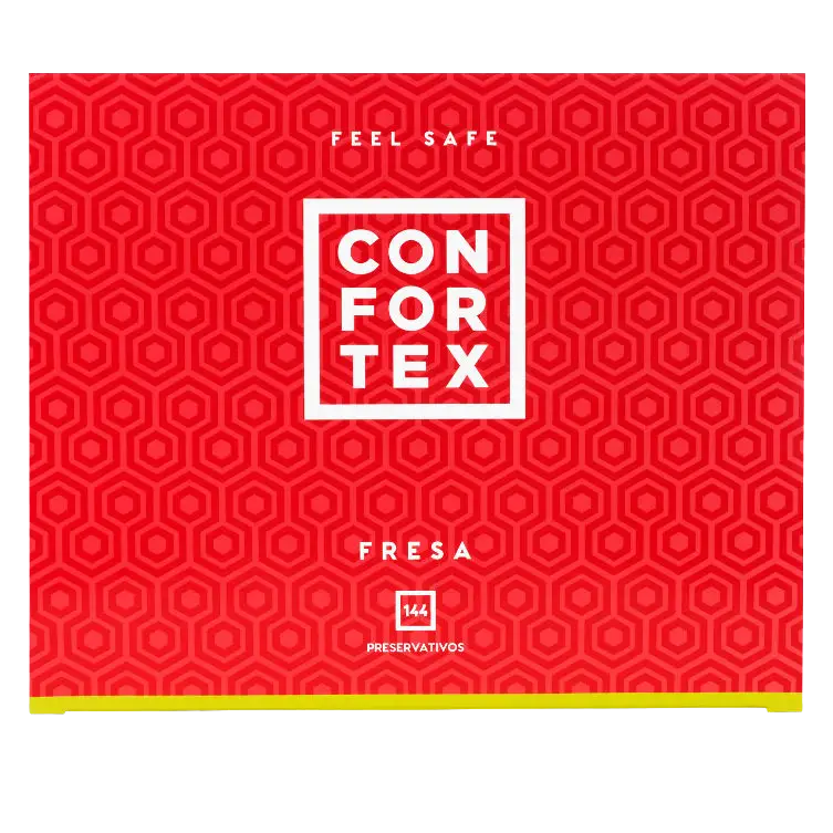 CONFORTEX - PRESERVATIVOS FRESA CAJA 144 UDS