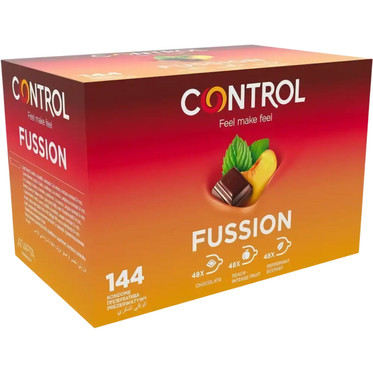 CONTROL - ADAPTA FUSSION PRESERVATIVOS 144 UNIDADES