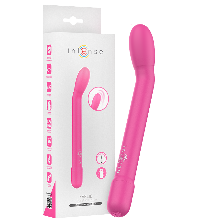 INTENSE - KARLIE OPLAADBARE ROZE G-SPOT STIMULATOR