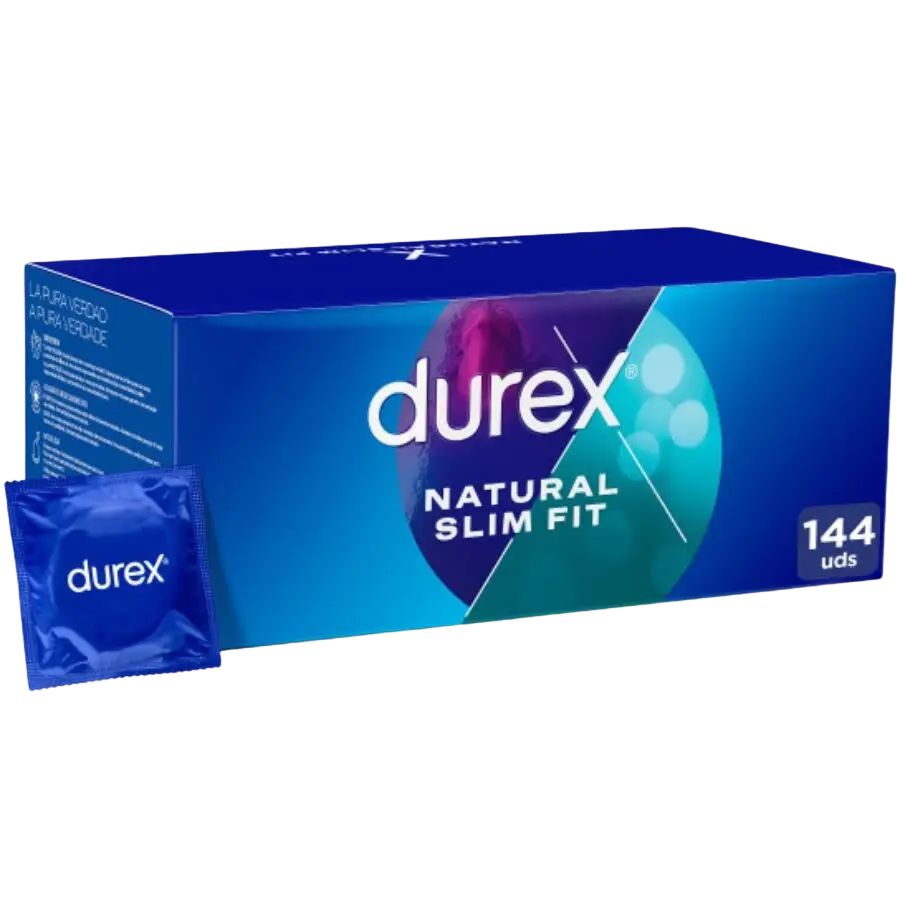 DUREX - NATURAL SLIM FIT BASIC 144 UNIDADES