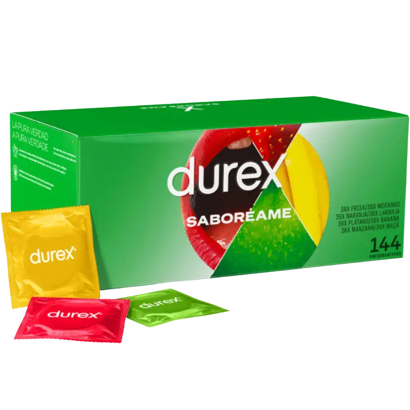 DUREX - PLEASURE FRUITS 144 UNIDADES