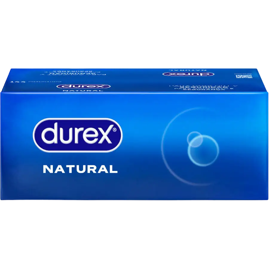 DUREX - PRESERVATIVOS NATURAL 144 UNIDADES